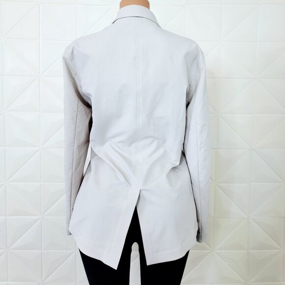 Lululemon Women's Ivory Slim Fit Wrinkle Free Stretch New Venture Blazer Size M - Picture 5 of 8